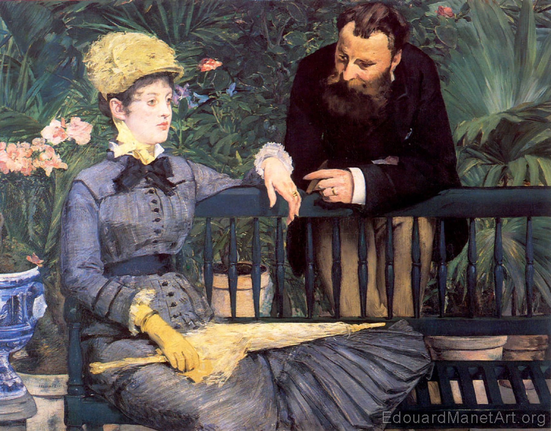 In the Conservatory (Study of M. and Mme Jules Guillemet)